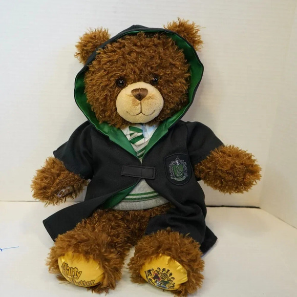 Harry Potter Build A Bear Teddy Plush Robe Pants Vest BAB Slytherin Hogwarts - Picture 2 of 10